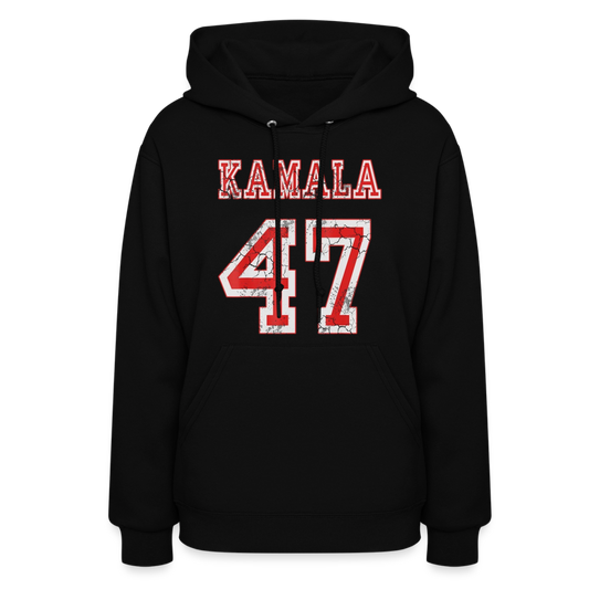 Kamala Harris 47th President 2024 Election Women's Hoodie - black