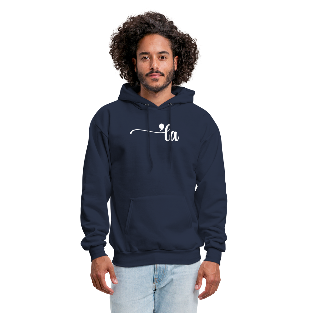 Comma La Kamala Harris Punctuation Unisex Hoodie - navy