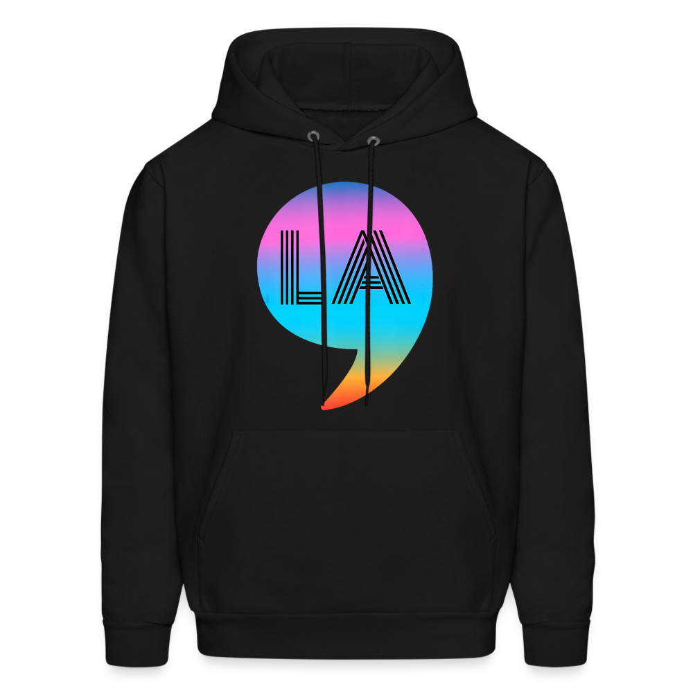 Comma La Kamala Harris Rainbow Unisex Hoodie - black
