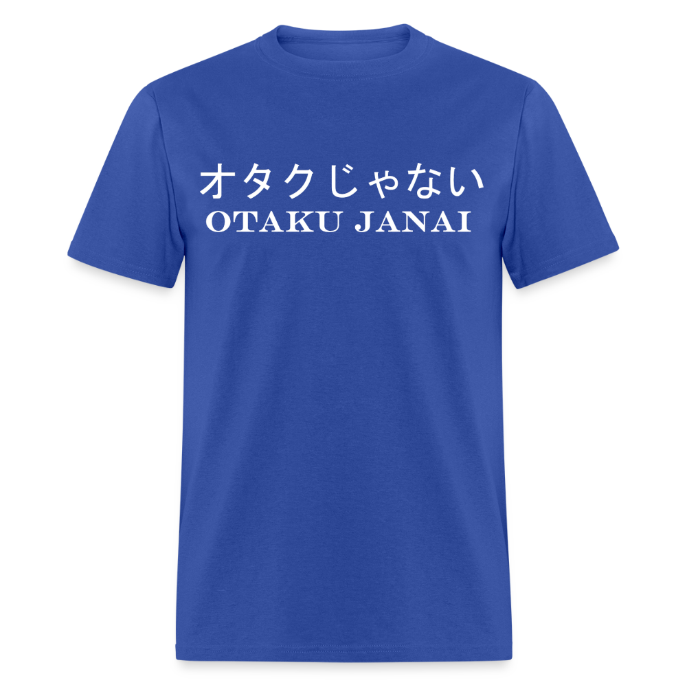 Otaku Janai Japanese English Anime Premium Unisex T-Shirt - royal blue
