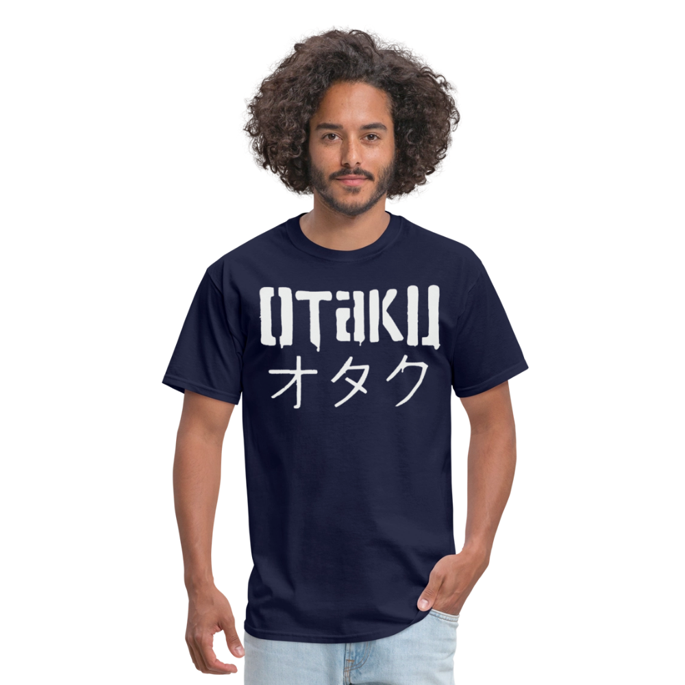 Otaku Japanese Anime Premium Unisex T-Shirt - navy