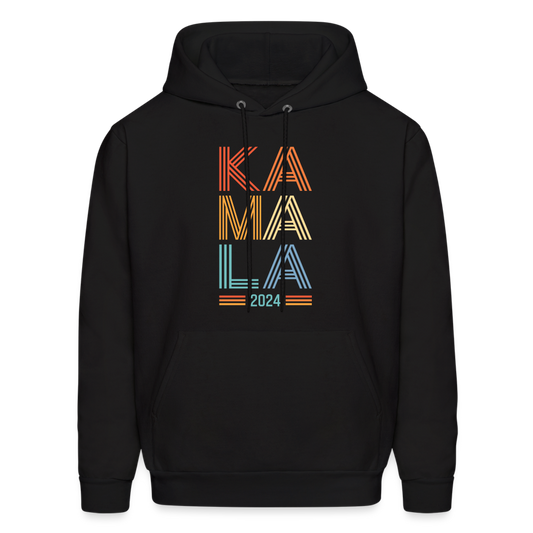 Kamala Harris 2024 Vintage Neon Unisex Hoodie - black