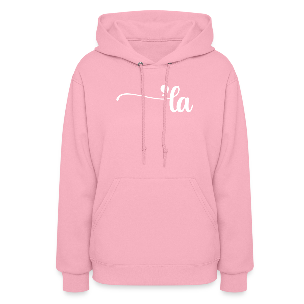 Comma La Kamala Harris Punctuation Women's Hoodie - classic pink