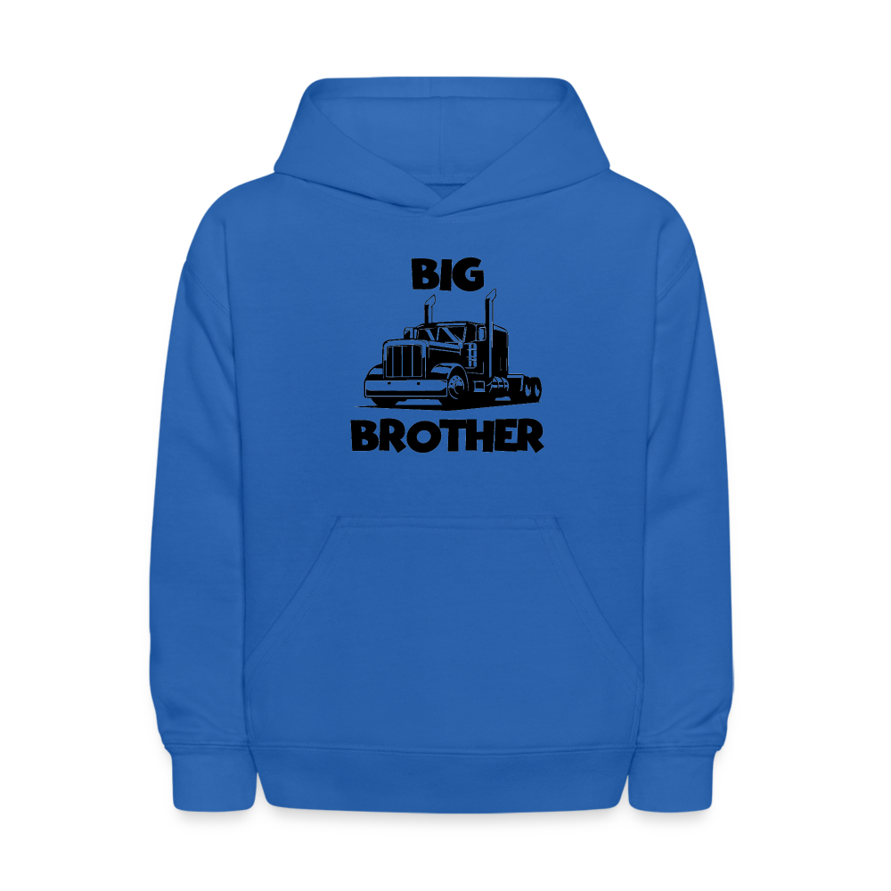 Youth Big Brother Big Rig Hoodie Sweatshirt - royal blue