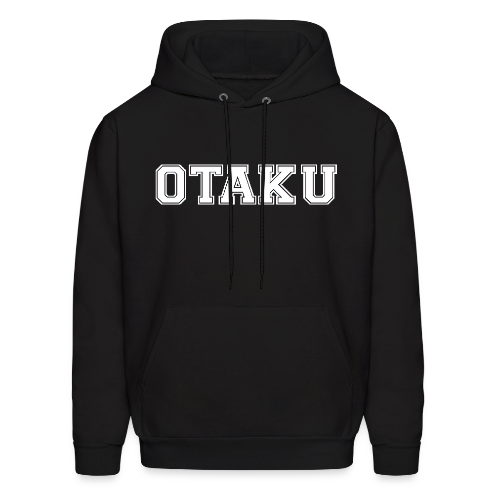 Otaku Bold Anime Premium Unisex Hoodie Sweatshirt - black