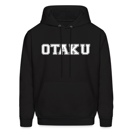 Otaku Bold Anime Premium Unisex Hoodie Sweatshirt - black