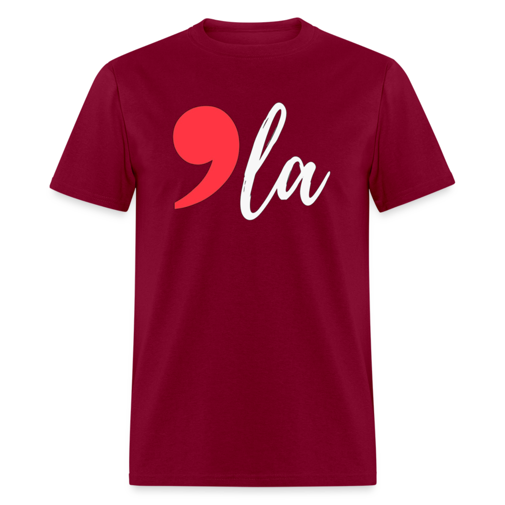 Comma La Kamala Harris Shirt 2024 President Unisex T-Shirt - burgundy