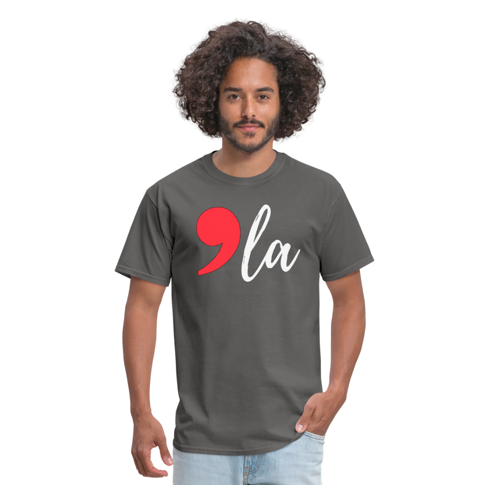 Comma La Kamala Harris Shirt 2024 President Unisex T-Shirt - charcoal 3