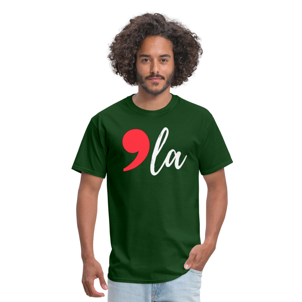 Comma La Kamala Harris Shirt 2024 President Unisex T-Shirt - forest green 3