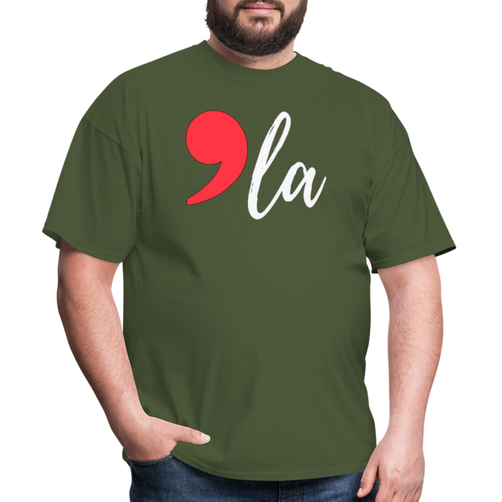 Comma La Kamala Harris Shirt 2024 President Unisex T-Shirt - military green 3