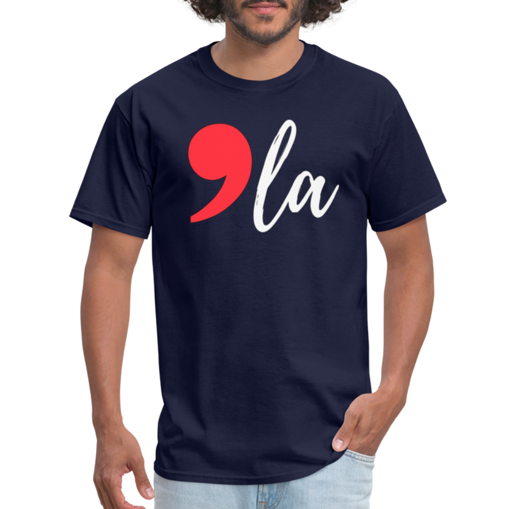 Comma La Kamala Harris Shirt 2024 President Unisex T-Shirt - navy 3