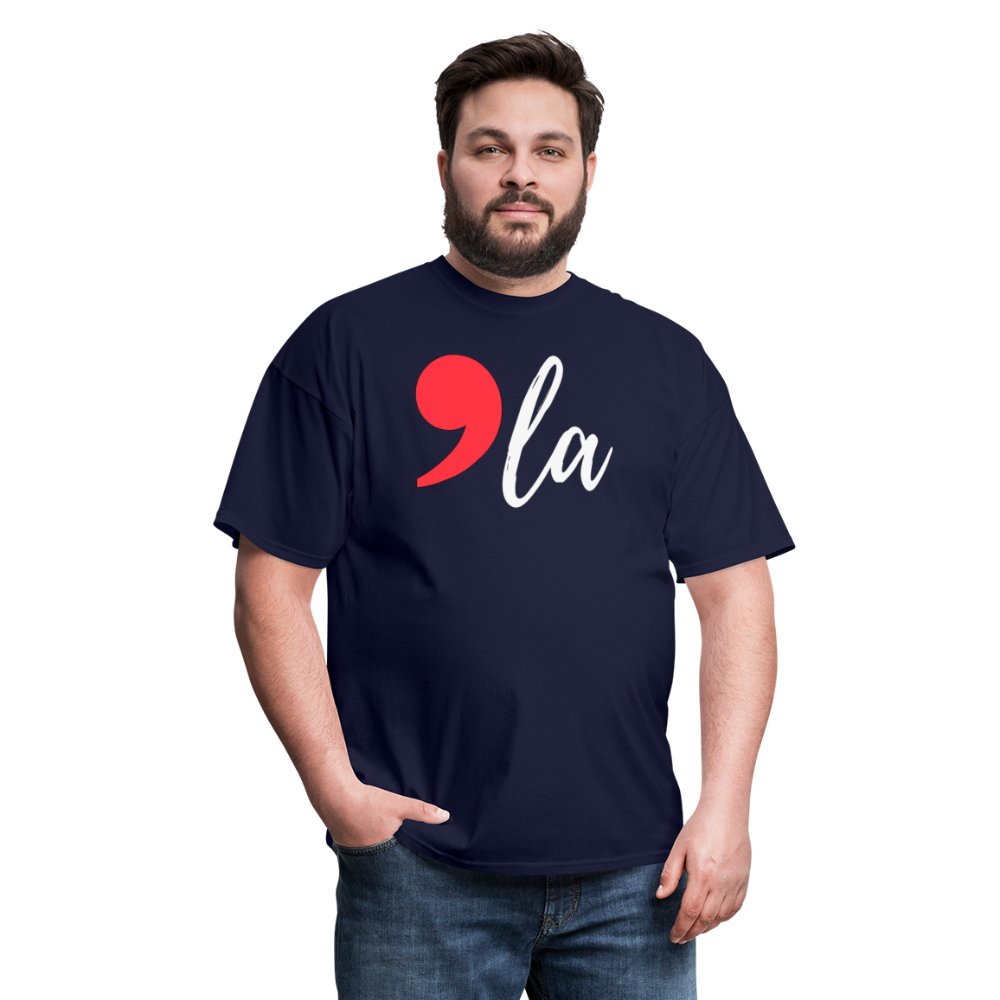 Comma La Kamala Harris Shirt 2024 President Unisex T-Shirt - navy 5