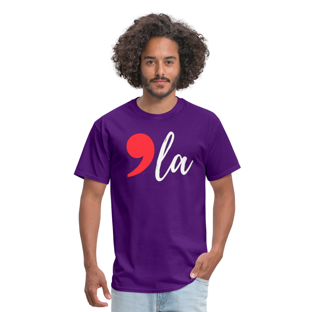 Comma La Kamala Harris Shirt 2024 President Unisex T-Shirt - purple 2