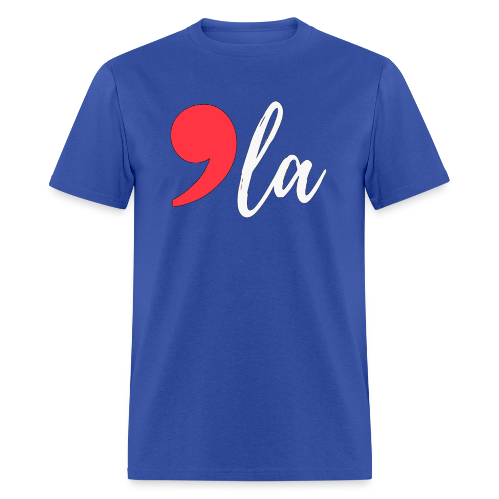 Comma La Kamala Harris Shirt 2024 President Unisex T-Shirt - royal blue