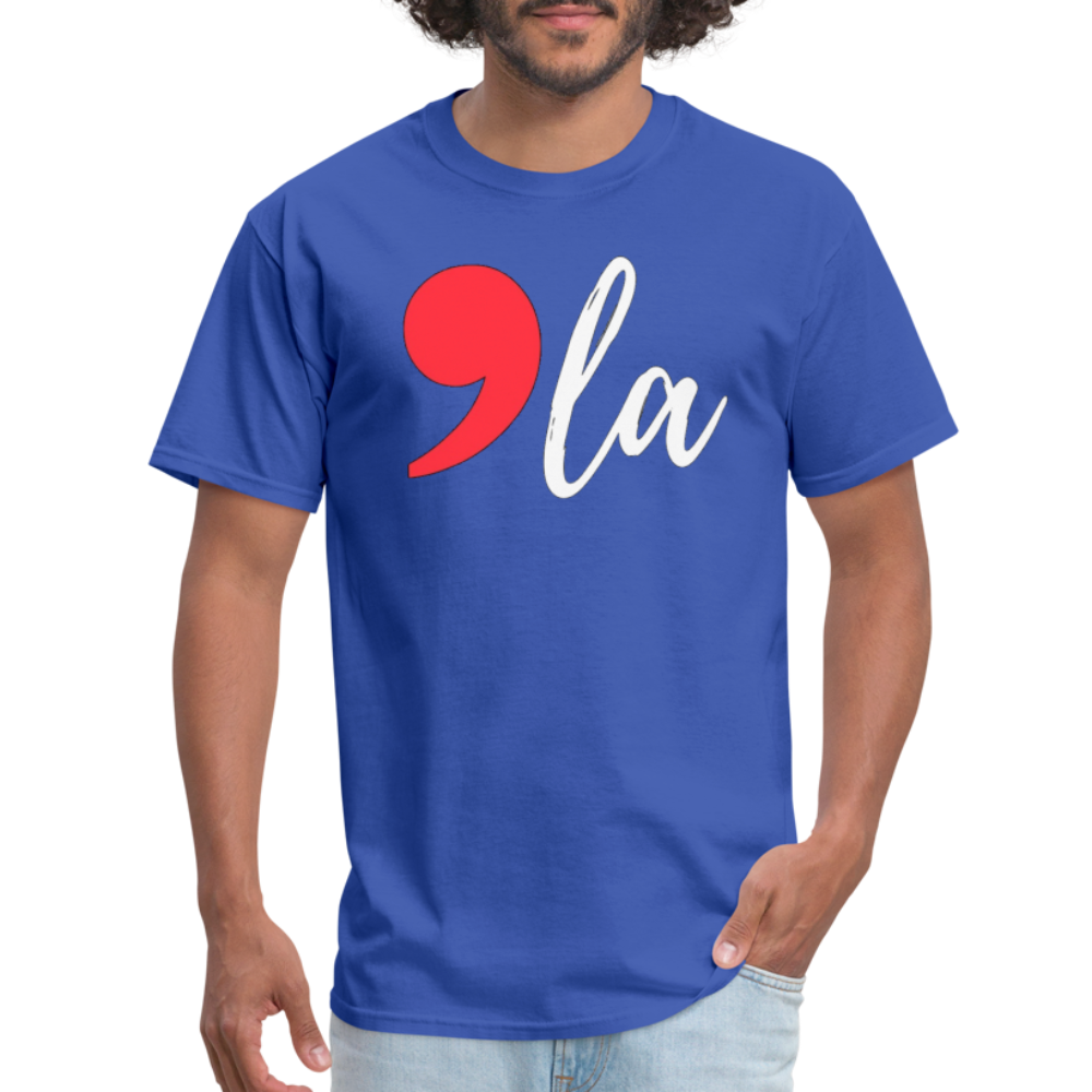 Comma La Kamala Harris Shirt 2024 President Unisex T-Shirt - royal blue 3