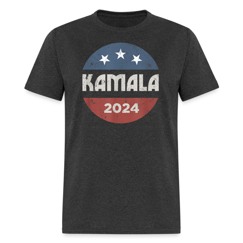 Kamala Harris Shirt 2024 For President Campaign T-Shirt Unisex Graphic Tee - heather black
