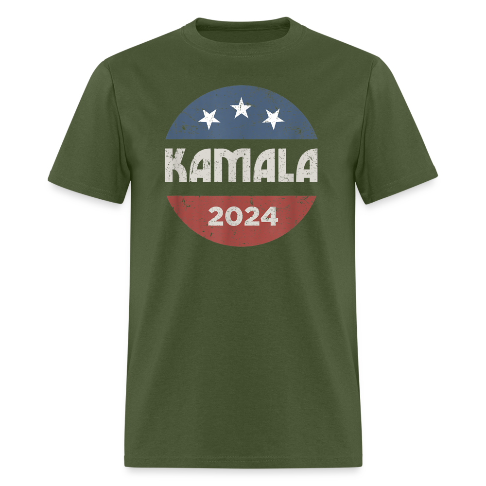 Kamala Harris Shirt 2024 For President Campaign T-Shirt Unisex Graphic Tee - military green