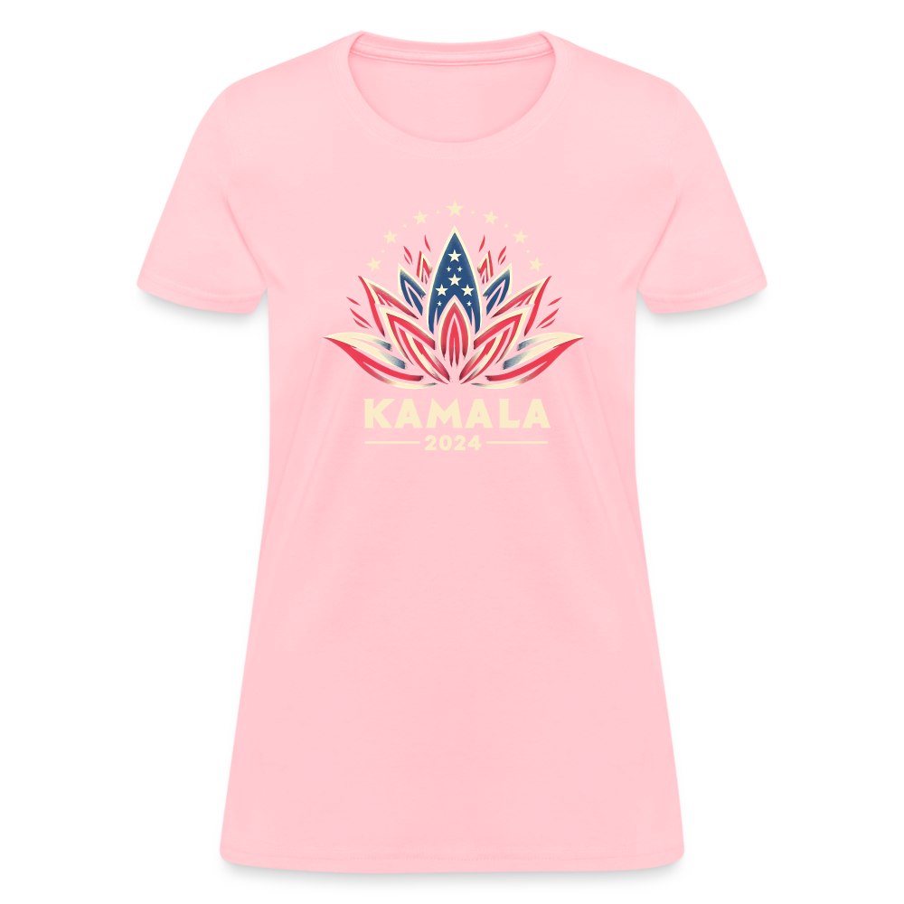 Kamala Harris Shirt 2024 Presidential Lotus Women's T-Shirt - pink
