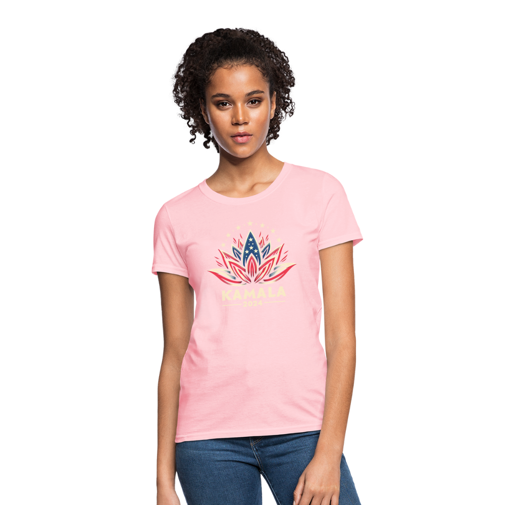 Kamala Harris Shirt 2024 Presidential Lotus Women's T-Shirt - pink 2