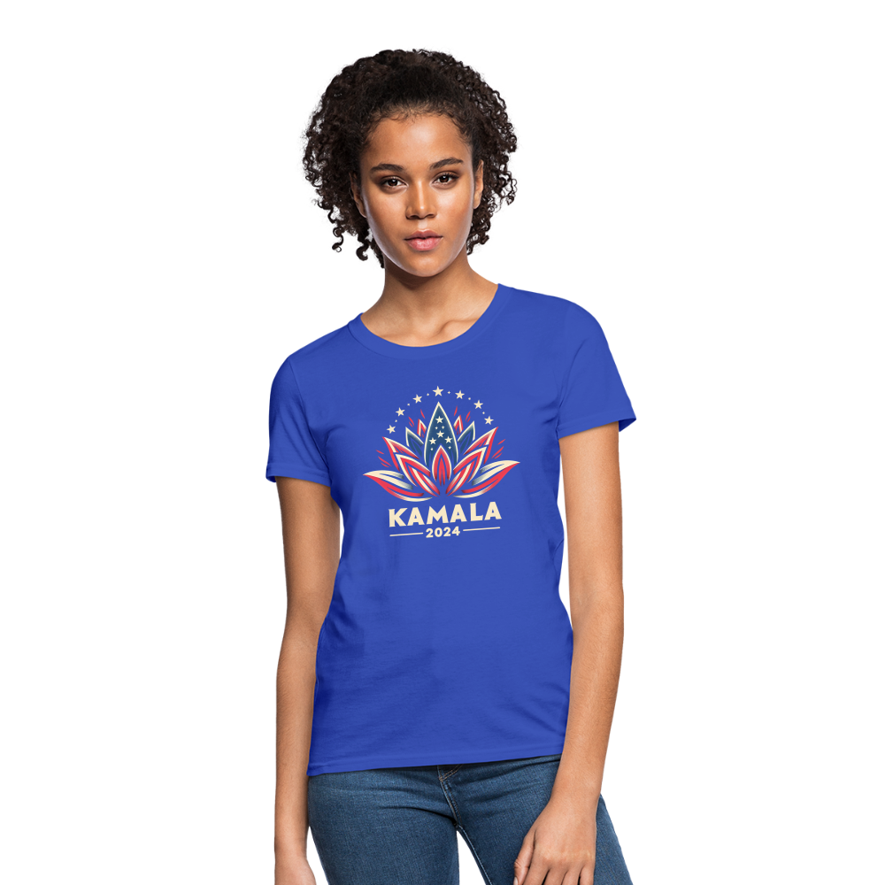 Kamala Harris Shirt 2024 Presidential Lotus Women's T-Shirt - royal blue 2