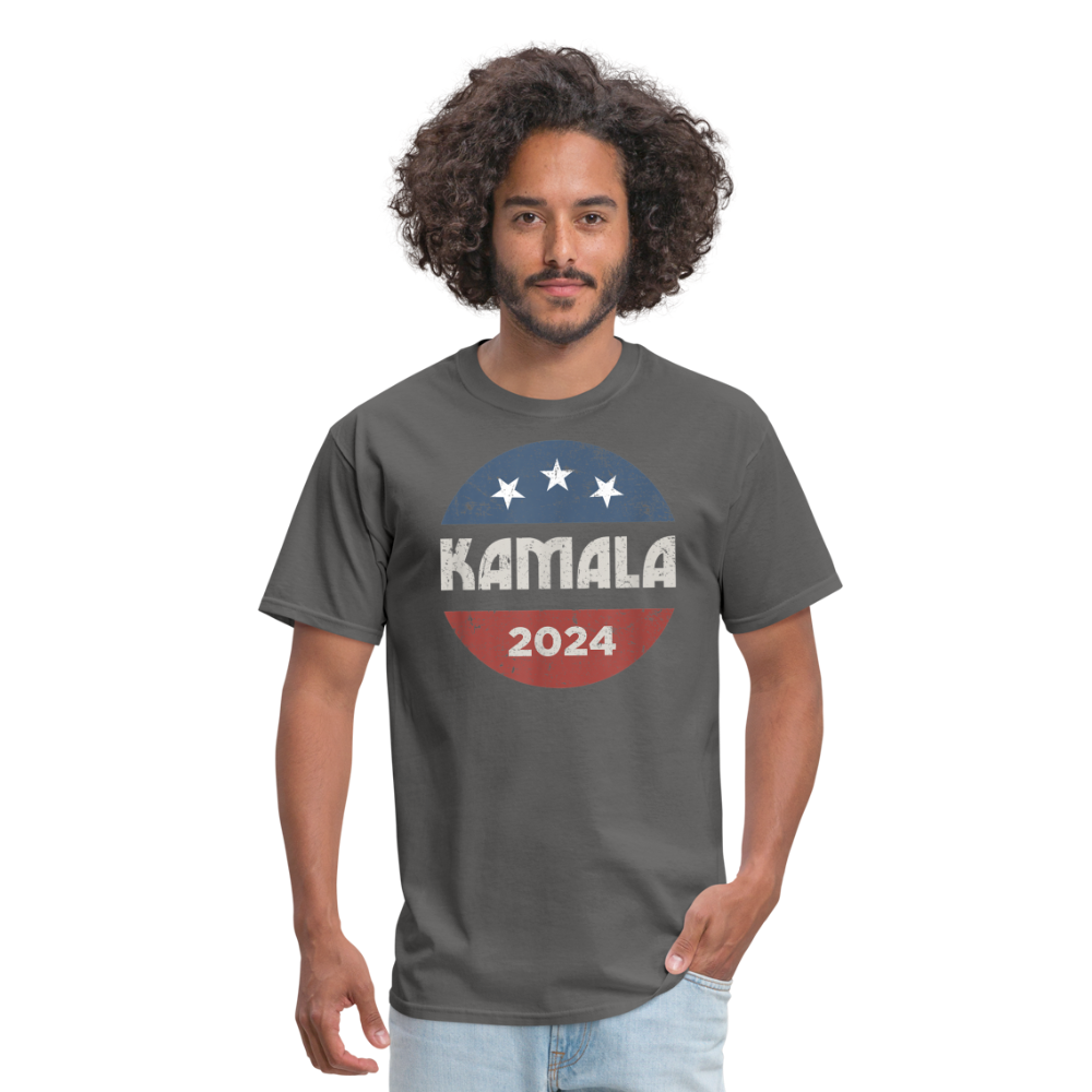 Kamala Harris Shirts 2024 For President Campaign T-Shirt Unisex Graphic Tee - charcoal