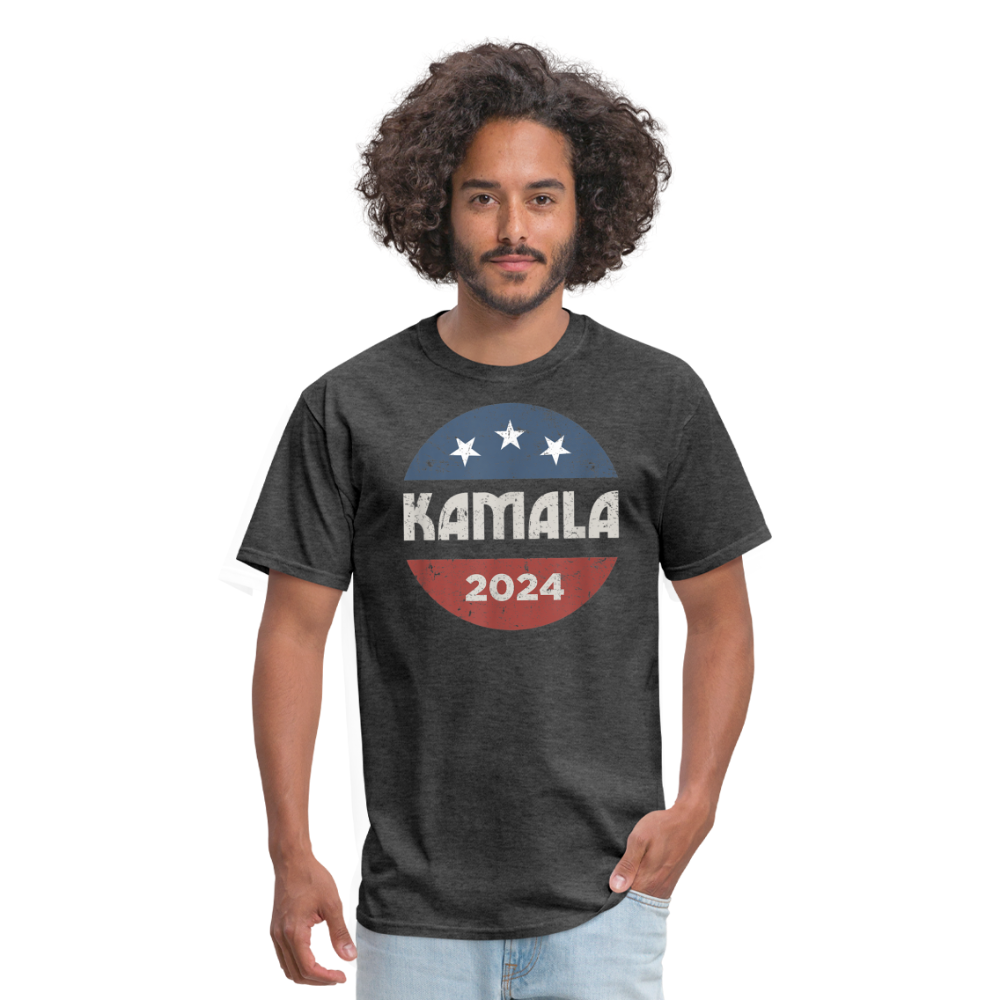 Kamala Harris Shirts 2024 For President Campaign T-Shirt Unisex Graphic Tee - heather black