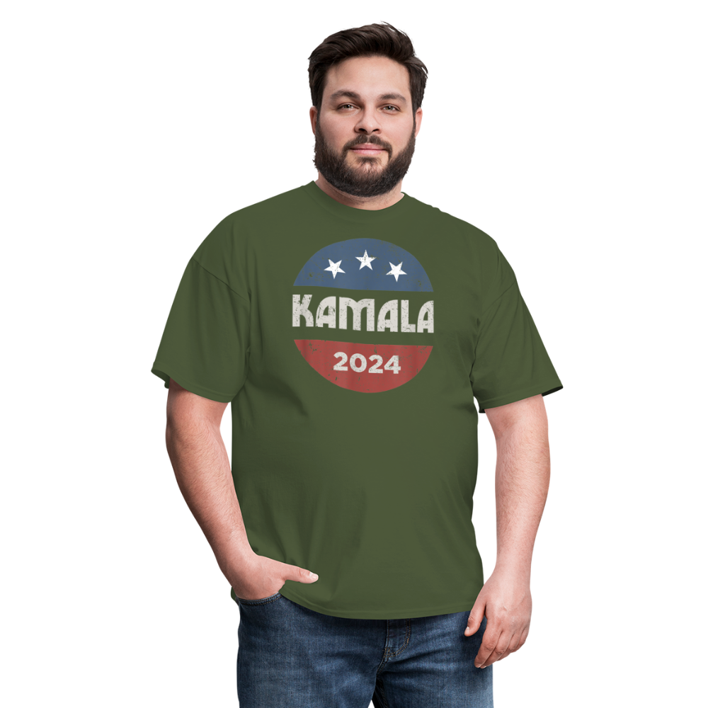Kamala Harris Shirts 2024 For President Campaign T-Shirt Unisex Graphic Tee - military green 3