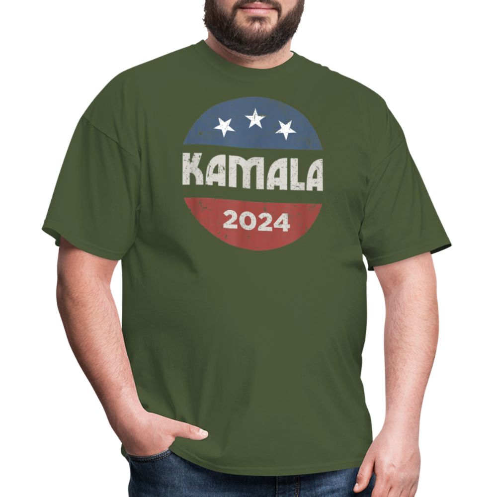 Kamala Harris Shirts 2024 For President Campaign T-Shirt Unisex Graphic Tee - military green 4