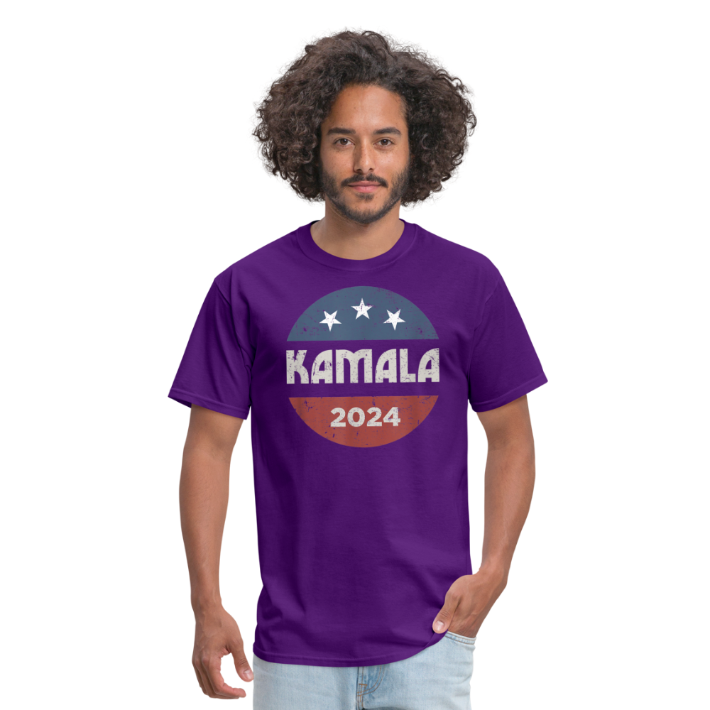 Kamala Harris Shirts 2024 For President Campaign T-Shirt Unisex Graphic Tee - purple