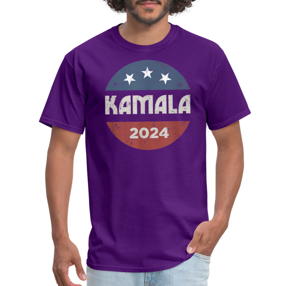 Kamala Harris Shirts 2024 For President Campaign T-Shirt Unisex Graphic Tee - purple 3