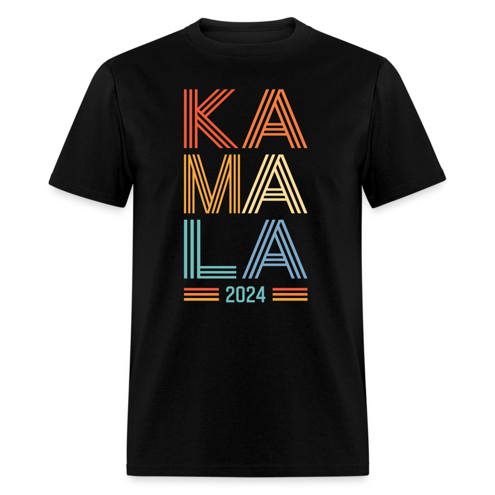 Kamala Harris Shirts 2024 Vintage Neon Classic Unisex T-Shirt - black