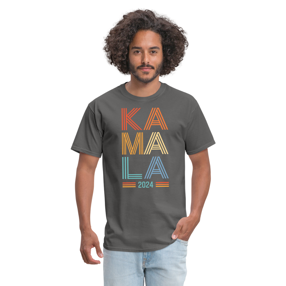 Kamala Harris Shirts 2024 Vintage Neon Classic Unisex T-Shirt - charcoal