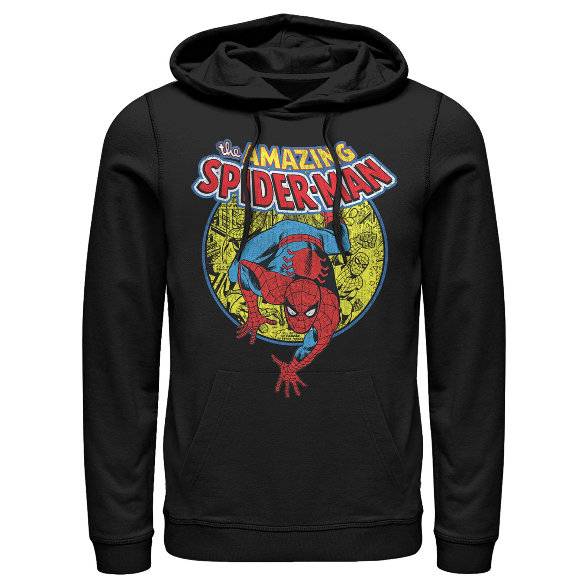 Marvel Spiderman Urban Hero Adult Black Unisex Hoodies Sweatshirt