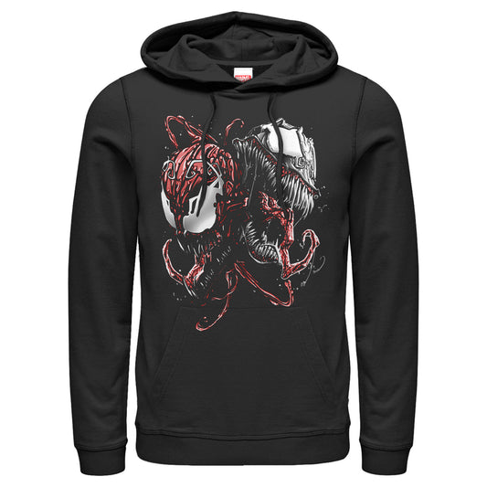 Marvel Venom and Carnage Adult Black Unisex Hoodie Sweatshirt
