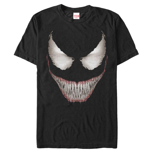 Marvel Venom Grin Adult Black Unisex T-Shirt