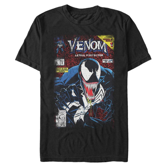 Marvel Venom Lethal Protector Adult Black Unisex T-Shirt