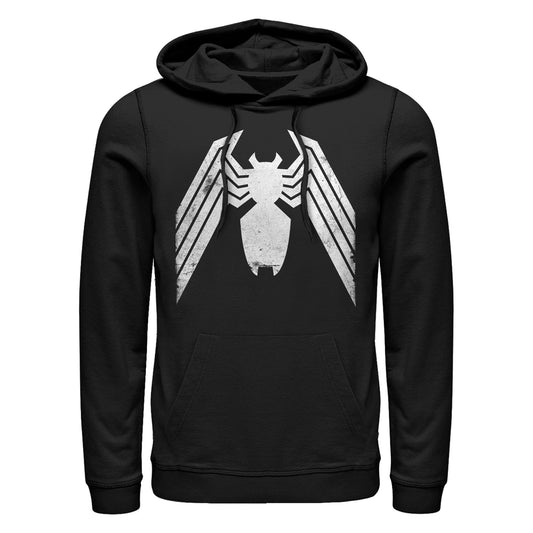 Marvel Venom Classic Comic Logo Adult Black Unisex Hoodie Sweatshirt