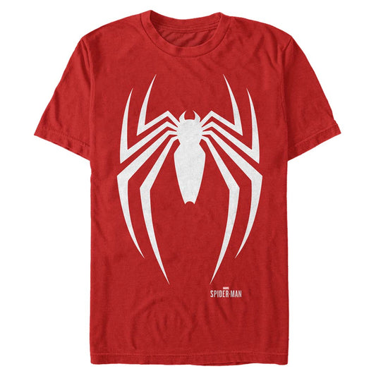 Marvel Spider-Man Game Classic Spider Logo Adult Red Unisex T-Shirt