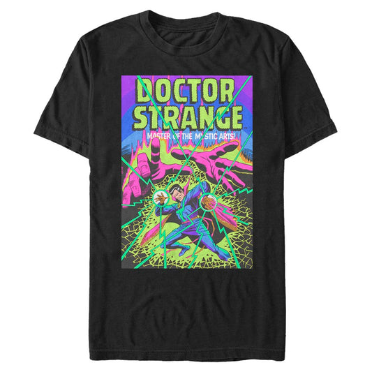 Marvel Doctor Strange Master of the Mystic Arts Poster Adult Black Unisex T-shirt