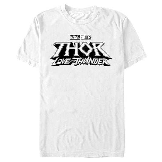 Marvel Thor Love and Thunder Adult White Unisex T-Shirt