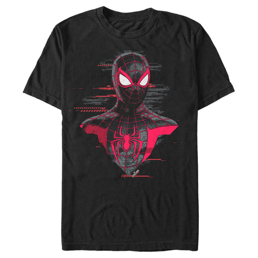 Marvel Spider-Man: Miles Morales Ultimate Spider-Man Suit Adult Black Unisex T-Shirt