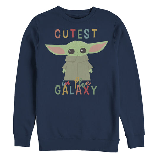 Star Wars: The Mandalorian Grogu Cutest in the Galaxy Unisex Crewneck Sweatshirt