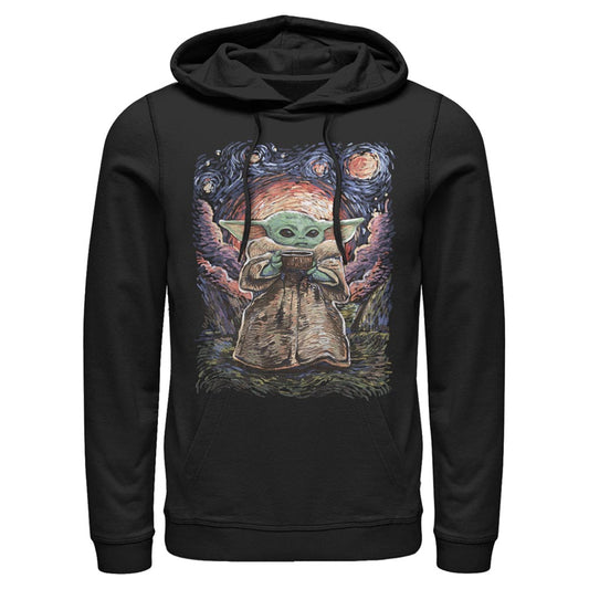 Star Wars: The Mandalorian The Child Starry Night Unisex Hoodie Sweatshirt