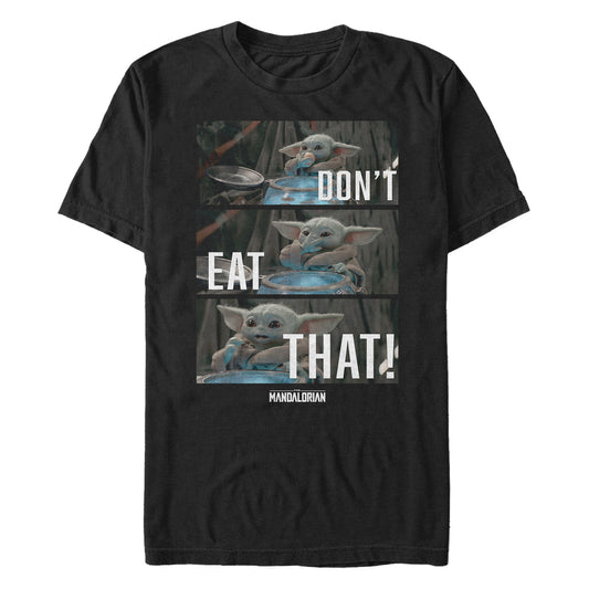 Star Wars The Mandalorian Mando Don't Eat That Black Unisex T-Shirt