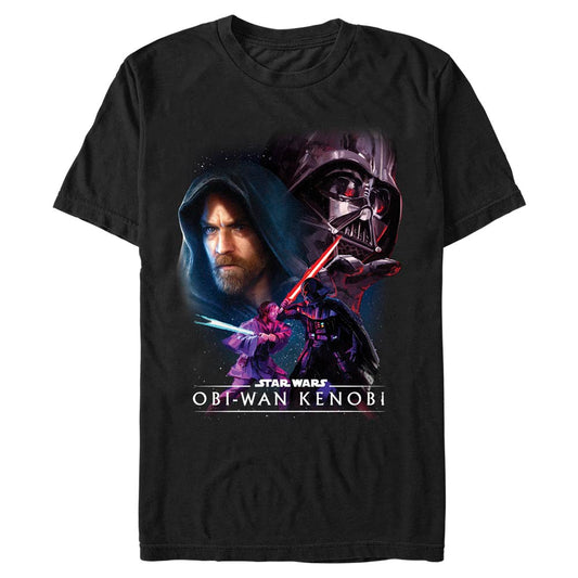 Star Wars Obi-Wan Kenobi Darth Vader Black Unisex T-Shirt