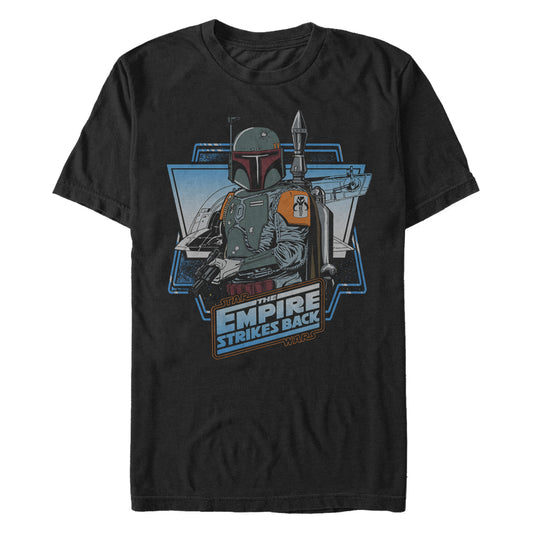 Star Wars The Empire Strikes Back Classic Boba Fett Black Unisex T-Shirt