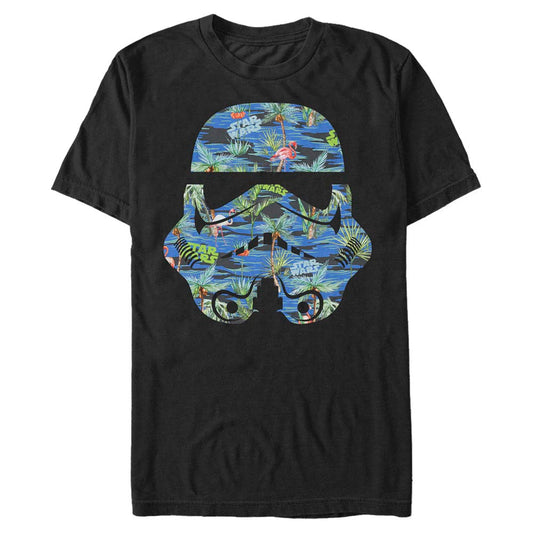 Star Wars Stormtrooper Helmet Flamingo Print Unisex T-Shirt