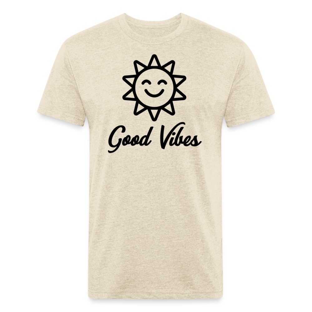 Good Vibes Unisex T-Shirt - Light Colors - heather cream