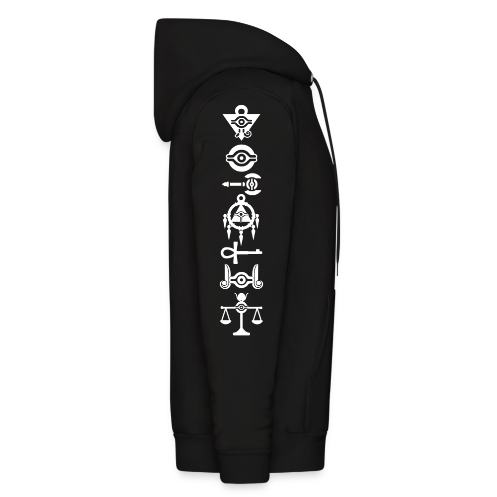 Yugi Vs. Dark Bakura Premium Yu Gi Oh! Manga Hoodie Sweatshirt - black