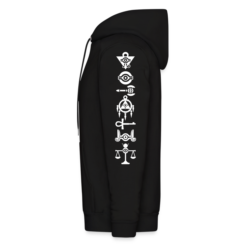 Yugi Vs. Dark Bakura Premium Yu Gi Oh! Manga Hoodie Sweatshirt - black